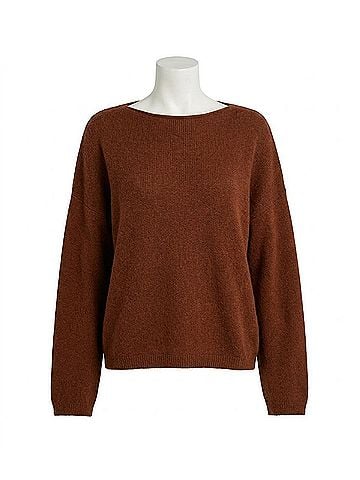 Sanctuary Ribbed Doman Sweater in Burnt Cocoa (view 1)