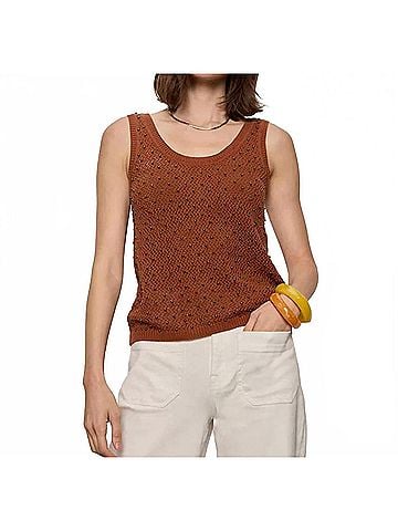Sanctuary Dune Studded Tank Top in Ancient Clay (view 2)