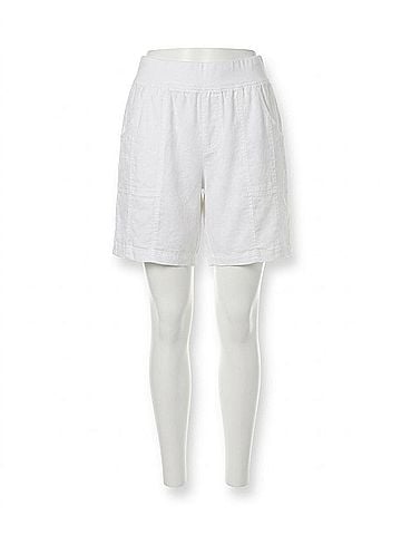 XCVI Louisa Short in White (view 1)