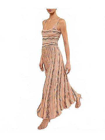 Ulla Johnson Clio Knit Maxi Skirt in Hibiscus (view 2)