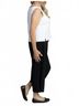 Sympli Solid White Nu Flared Shell Top in White Size 14 - photo 4