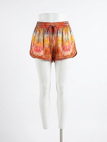 Zimmermann Alchemy Relaxed Short in Ruby Tie Dye (view 2)