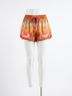 Zimmermann Orange Alchemy Relaxed Short in Ruby Tie Dye Size 2 - photo 2