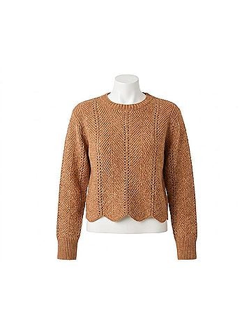 Michael Stars Lakin Sweater in Gold Chenille (view 1)