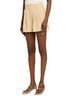 Veronica Beard Solid Brown Gables Short in Stone Size 4 - photo 2