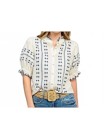 Ivy Jane Chloe Heirloom Blouse in Ivory (view 2)