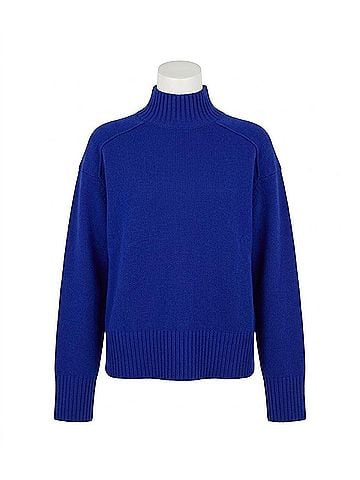 A.L.C. Archie Cashmere Sweater in Blue (view 1)