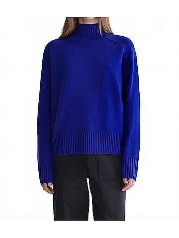 A.L.C. Archie Cashmere Sweater in Blue (view 2)