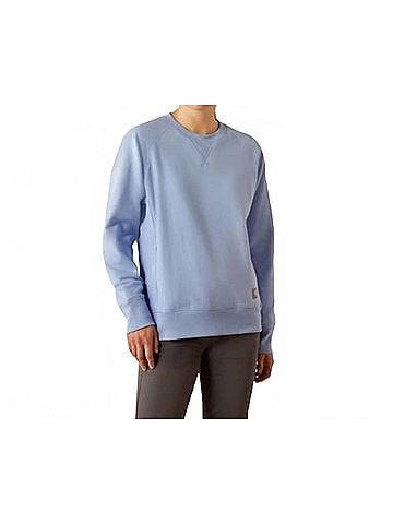 Ariat Women's Rebar Workman Washed Fleece Sweatshirt in Lavender (view 2)