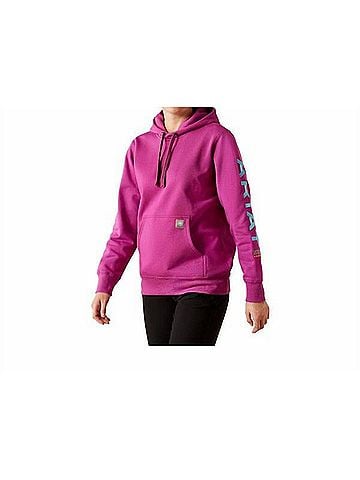 Ariat Women's Hooded Sweatshirt in Violet (view 2)