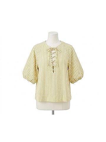 FRNCH The French Sunlit Cosimo Blouse in Yellow (view 1)