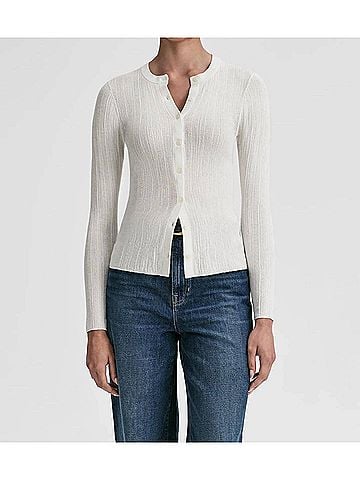 A.L.C. Fisher Cardigan in White (view 2)