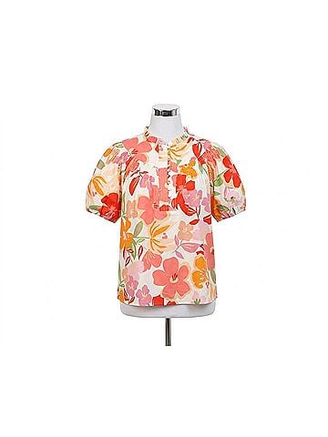 Fate Poppy-Lin Perfection Top in Pink Floral (view 1)