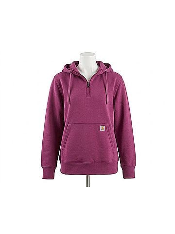 Ariat Rebar Skill Set 1/2-Zip Hoodie in Grape Kiss (view 1)