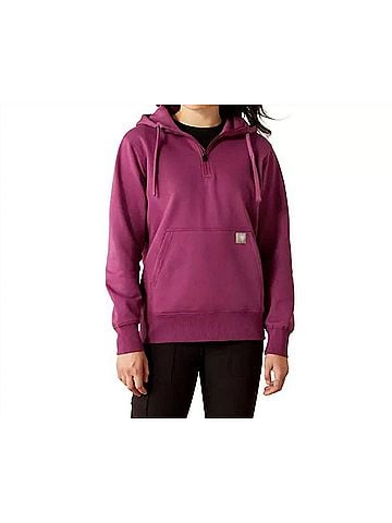 Ariat Rebar Skill Set 1/2-Zip Hoodie in Grape Kiss (view 2)
