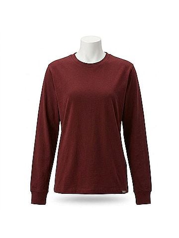 Ariat Rebar Cotton Strong Workshop Logo Long Sleeve Graphic Tee in Madder Brown (view 1)