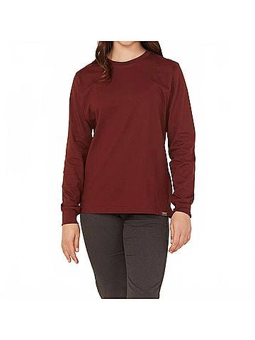 Ariat Rebar Cotton Strong Workshop Logo Long Sleeve Graphic Tee in Madder Brown (view 2)