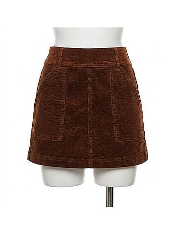 Heartloom Elaine Mini Skirt in Saddle (view 1)