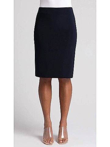 Sympli Tube Midi Skirt in Black (view 2)