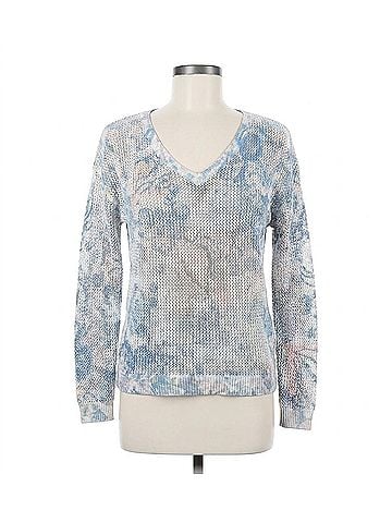 FDJ Mesh Vneck Top in Neutral (view 1)