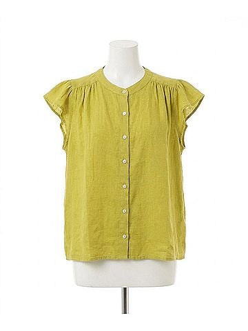 Velvet by Graham & Spencer Janey Tee in Citron (view 1)