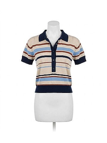 Joe's Jeans Stella Polo in Oatmeal Azure Multi (view 1)