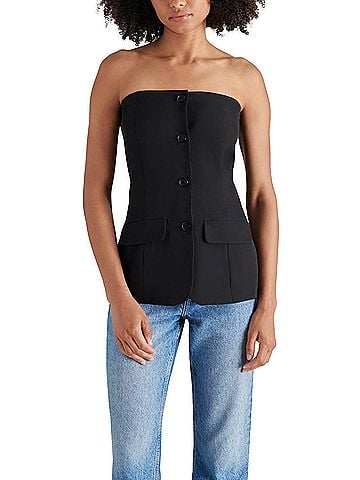 Steve Madden Emerald Top in Black (view 2)