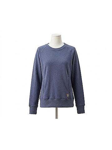 Ariat Rebar Traverse Sweatshirt in Blue Indigo Heather (view 1)