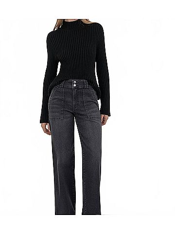 Kut from the Kloth Hera Sweater in Black (view 2)
