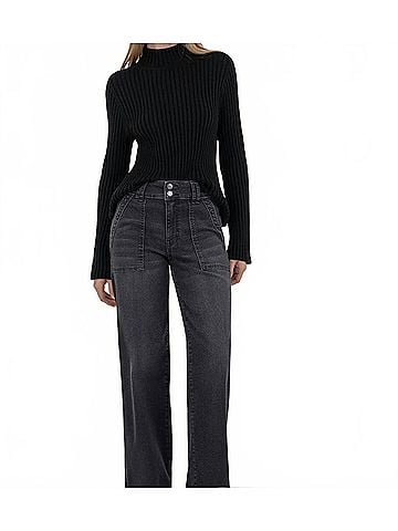 Kut from the Kloth Hera Sweater in Black (view 2)