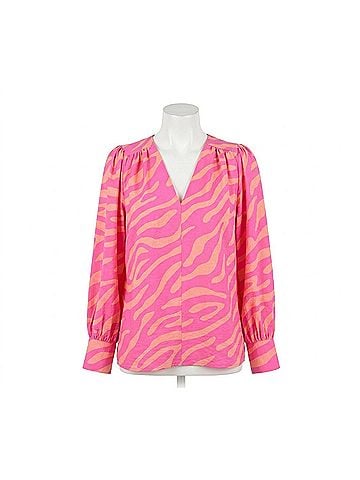 Ivy Jane Mod Zebra Top in Pink (view 1)