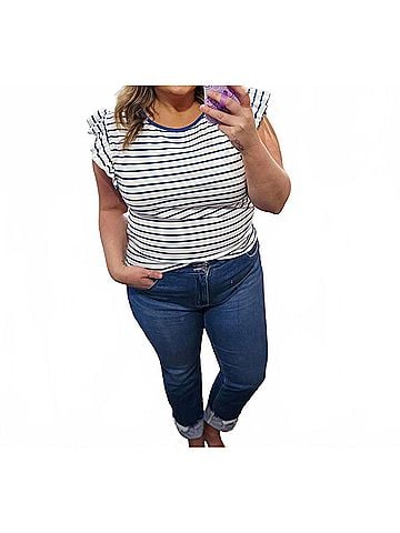Another Love Women's Akiko T-Shirt in White (view 2)