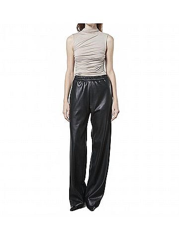 Enza Costa Sleeveless Twist Top in Khaki (view 2)