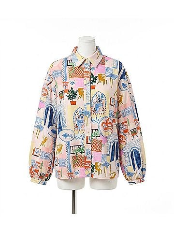 FRNCH Topaze Shirt in Water's Edge (view 1)