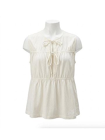 NATION LTD Lacie Ruching Top in Porcelain (view 1)