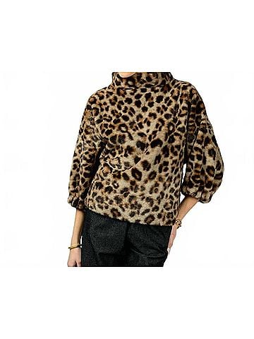 Ivy Jane The Regal Roar Fur Popover in Leopard (view 2)