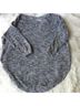 Express 100% Cotton Marled Gray Pullover Sweater Size S - photo 3