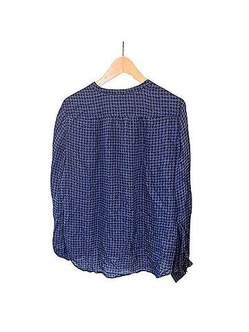 L'Agence Bardot Long Sleeve Silk Top (view 2)
