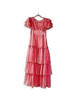 LoveShackFancy Tiered Ruffle Maxi Cocktail Dress (view 2)