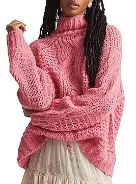 LoveShackFancy Leyland Turtleneck Sweater (view 1)