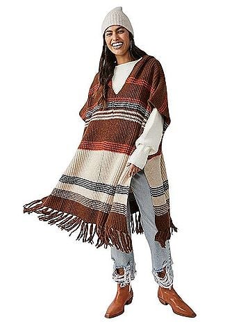 Free People Leslie Poncho (view 1)