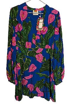 FARM Rio for Anthropologie v neck printed mini Casual Dress (view 1)