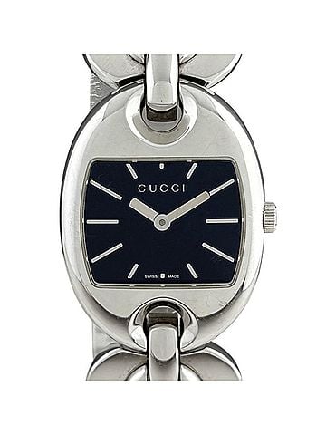 Gucci Gucci GUCCI Marina Chain 121.5 Watch SS Quartz Black Women's (view 1)