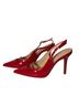 Top Moda Red Heels Size 5 1/2 - photo 2