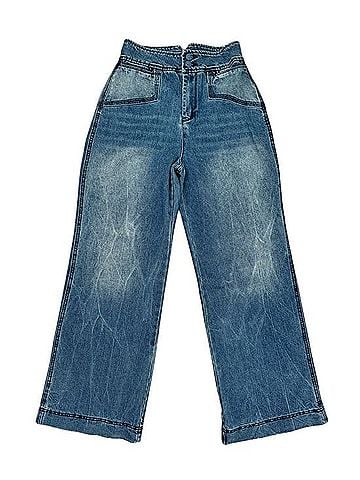 House of Harlow 1960 Retro 70s Wide Leg High-Rise Jeans (view 2)