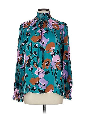 Tucker Tucker Long Sleeve Silk Top (view 1)