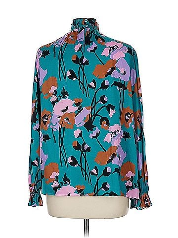 Tucker Tucker Long Sleeve Silk Top (view 2)