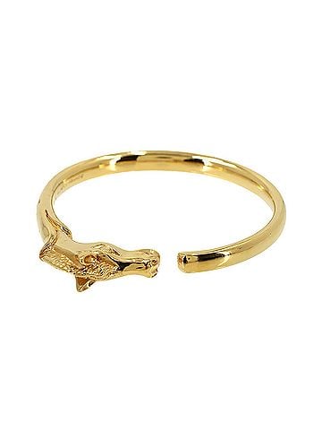 Hermès Hermes Cheval Horse Bangle Gold Bracelet (view 1)