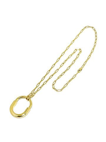 Tiffany & Co. Tiffany &amp; Co. Lock Medium Necklace, 44cm, 18K Yellow Gold (750) (view 2)