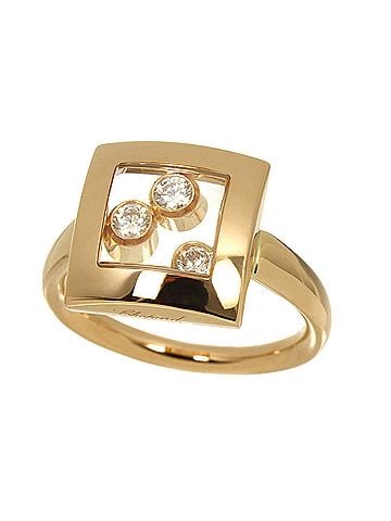 Chopard Chopard Happy Diamond Ring, 18K Pink Gold (750) (view 2)
